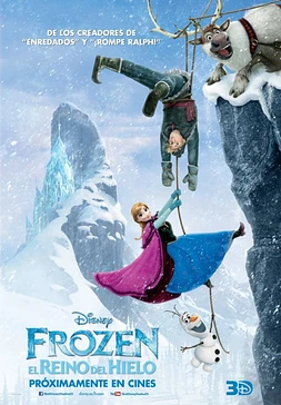 poster of movie Frozen. El Reino del Hielo