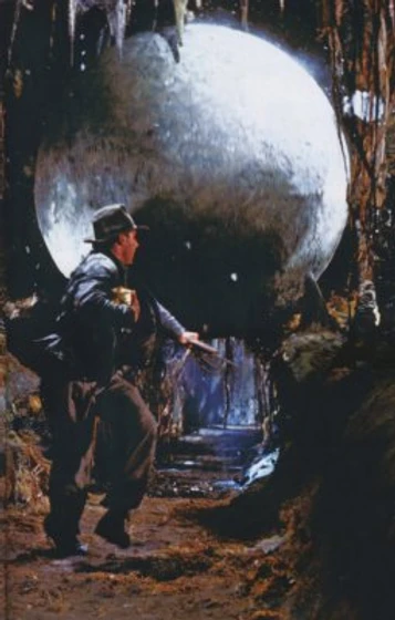 Harrison Ford en Indiana Jones en Busca del Arca Perdida