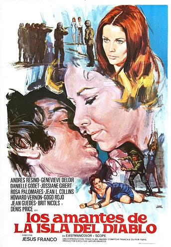 Poster de Los Amantes de la Isla del Diablo