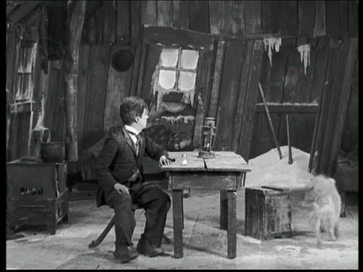 Charles Chaplin en La Quimera del Oro