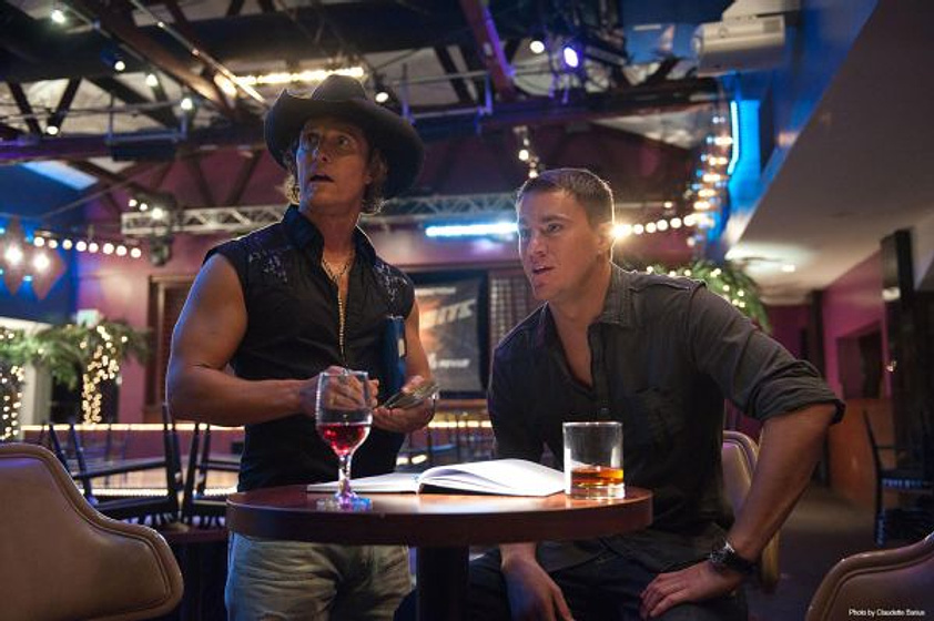 Matthew McConaughey y Channing Tatum en Magic Mike