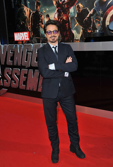Robert Downey Jr. en Los Vengadores (Premiere en Londres. Abril 2012)