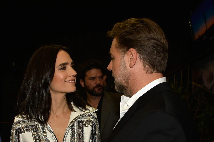 Jennifer Connelly y Russell Crowe en Noé (Premiere en Paris. Abril 2014)