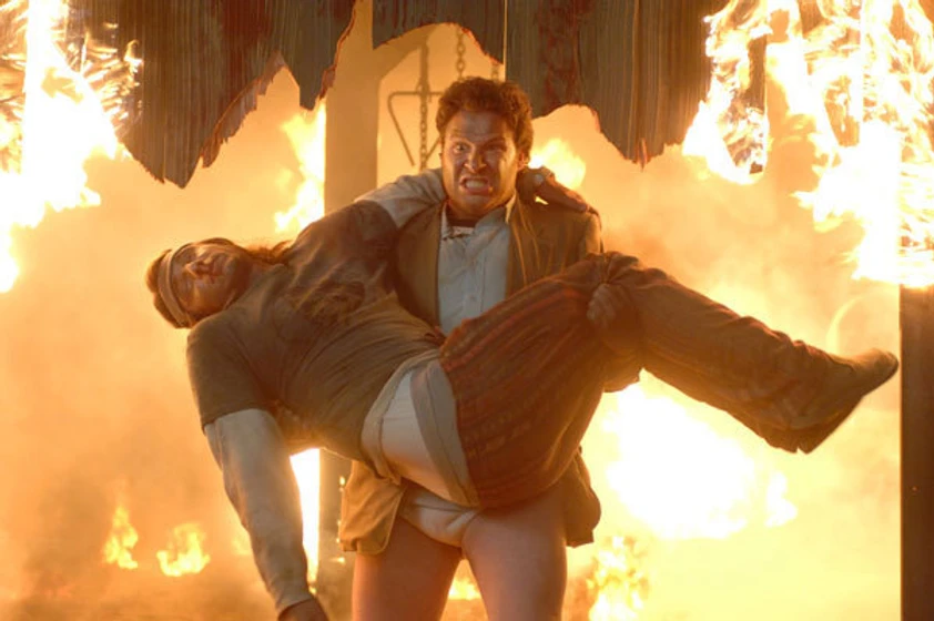 James Franco y Seth Rogen en superfumados