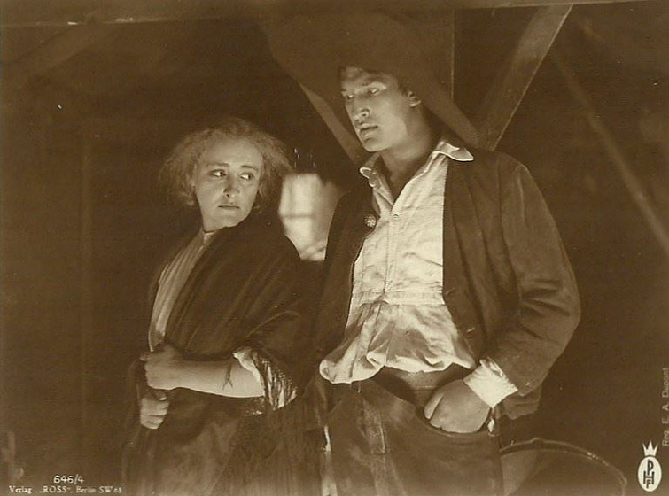 William Dieterle y Henny Porten en Die Geierwally