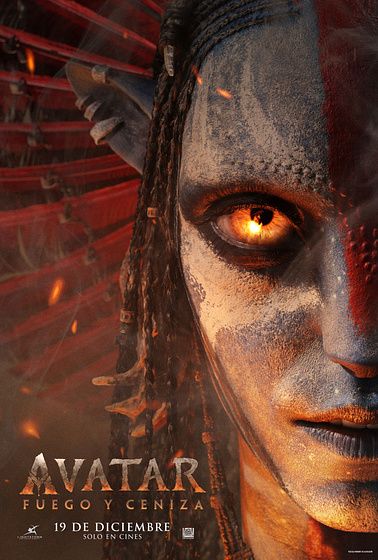Imagen de Avatar: Fuego y Ceniza (Cartel teaser español)