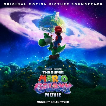 Carátula de la banda de sonido de Super Mario Galaxy. La Película