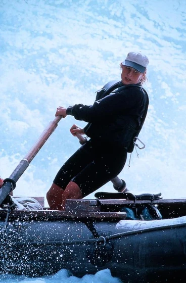Meryl Streep en rio-salvaje