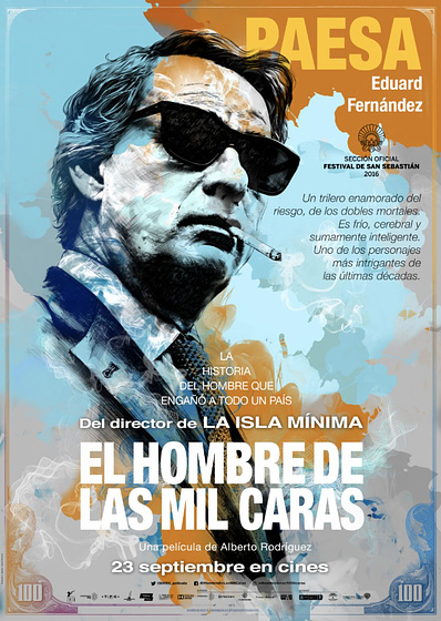 Imagen de El Hombre de las Mil Caras (Cartel personajes español)