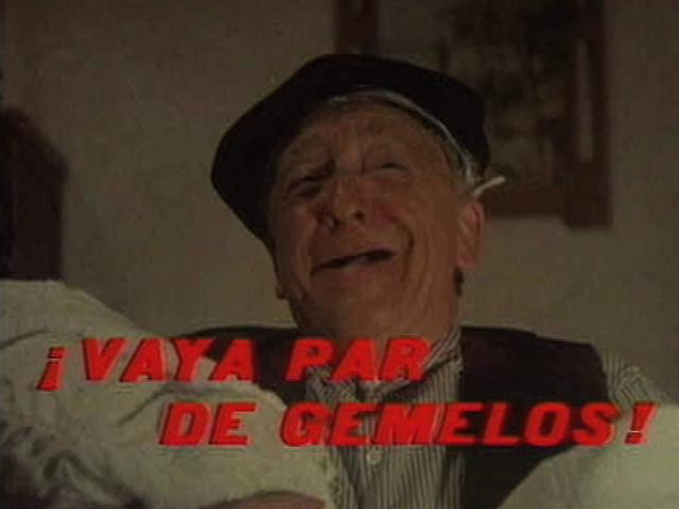 Paco Martínez Soria en ¡Vaya Par de Gemelos! (Títulos de crédito)