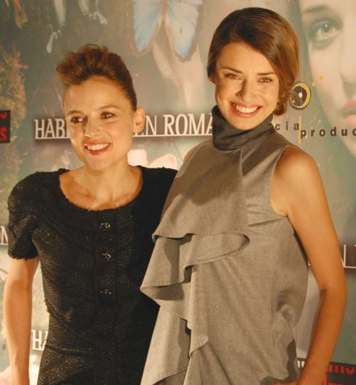 Elena Anaya y Natasha Yarovenko en habitacion-en-roma (Rueda de prensa en Madrid. Mayo 2010)
