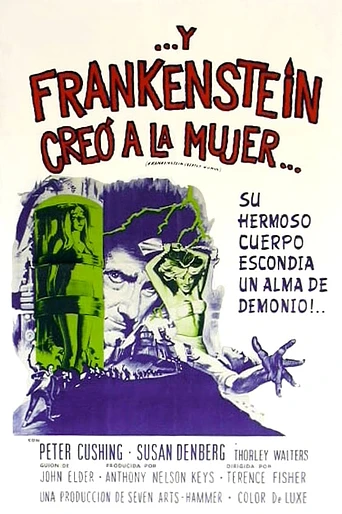 Poster de Frankenstein Creó a la Mujer