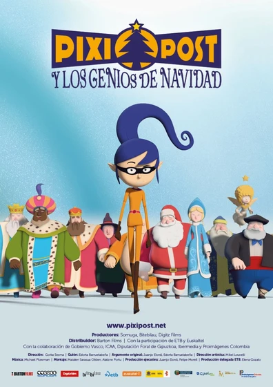Imagen de pixi-post-y-los-genios-de-la-navidad (Cartel español)