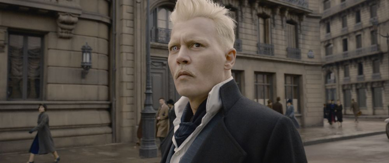 Johnny Depp en Animales fantásticos: Los Crímenes de Grindelwald