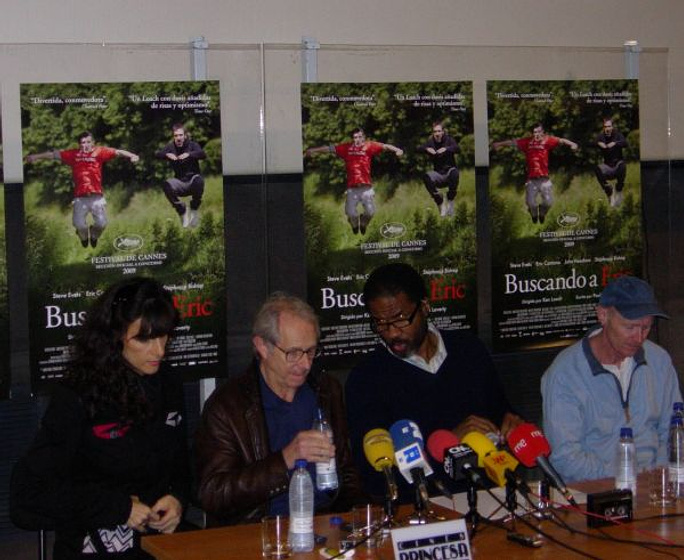 Ken Loach en Buscando a Eric (Rueda de prensa en Madrid. Noviembre 2009)