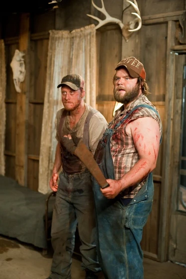 Tyler Labine y Alan Tudyk en tucker-dale-vs-evil