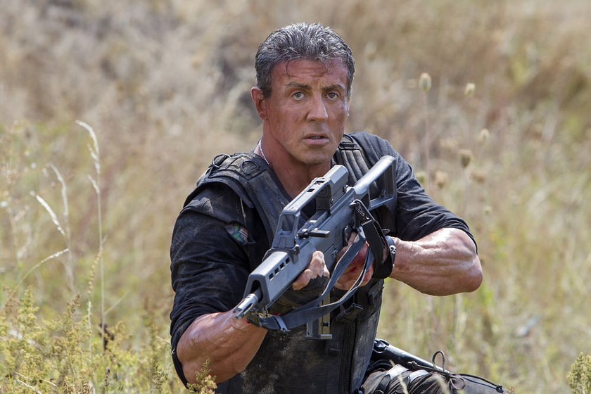 Sylvester Stallone en Los Mercenarios 3