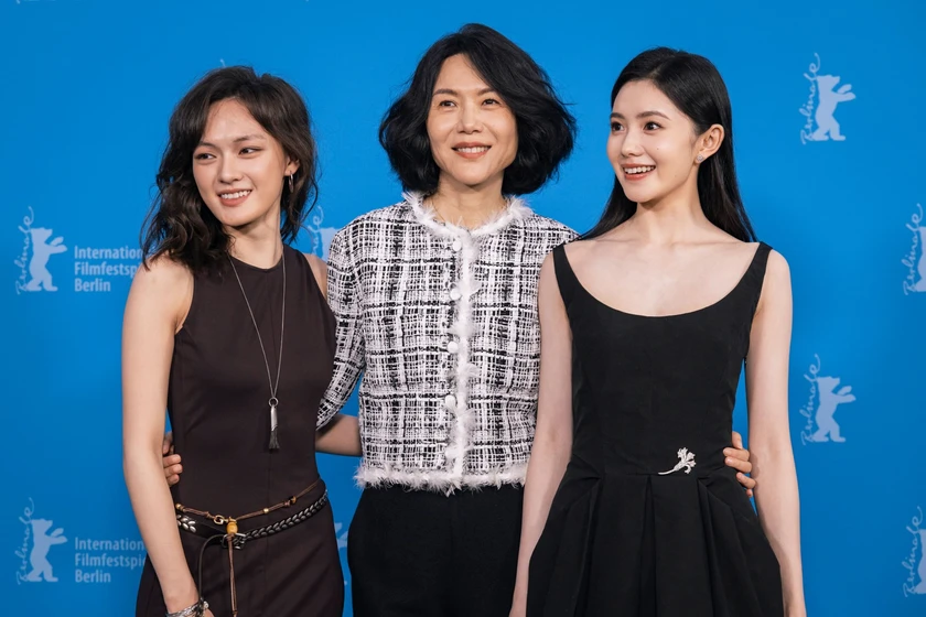 Vivian Qu, Haocun Liu y Wen Qi en Girls on Wire (Berlinale. Febrero 2025)