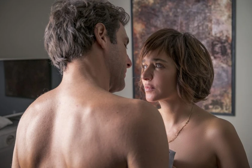 Adriano Giannini y Valeria Golino en acuarela