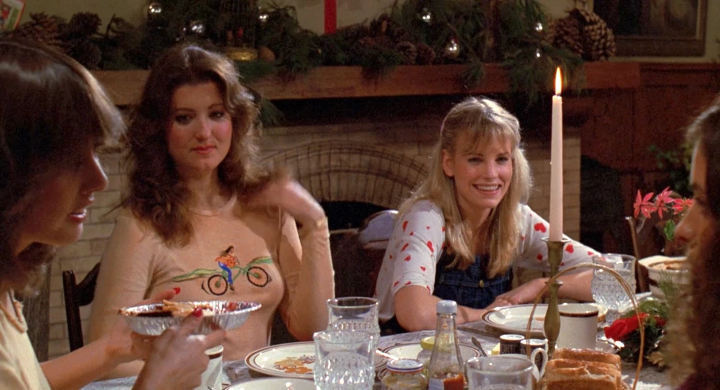 Jennifer Runyon, Linda Gentile y Angela Bath en feliz-nochebuena