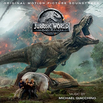 Carátula de la banda de sonido de Jurassic World: El reino caído