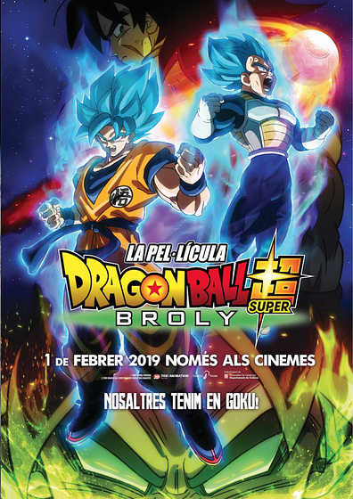 Imagen de Dragon ball super: Broly (Cartel catalán )