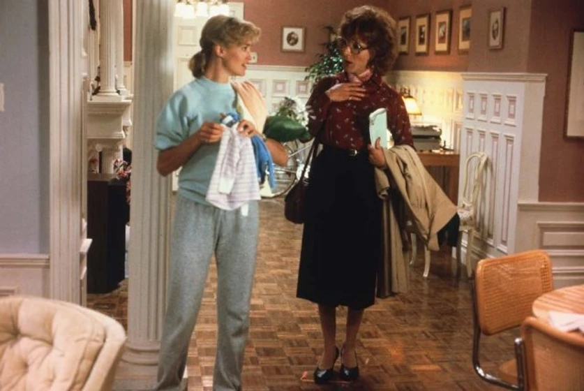 Dustin Hoffman y Jessica Lange en Tootsie