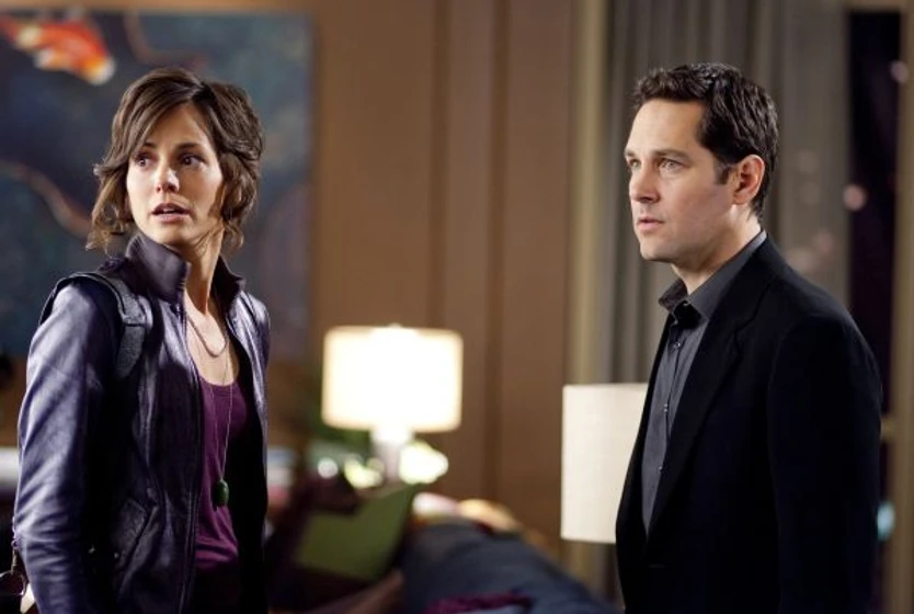 Paul Rudd y Stephanie Szostak en la-cena-2010