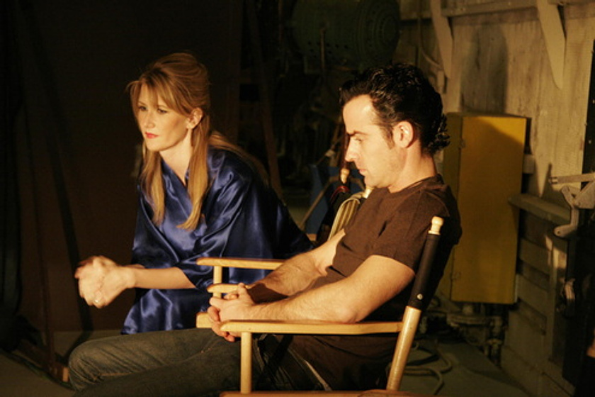Laura Dern y Justin Theroux en Inland Empire