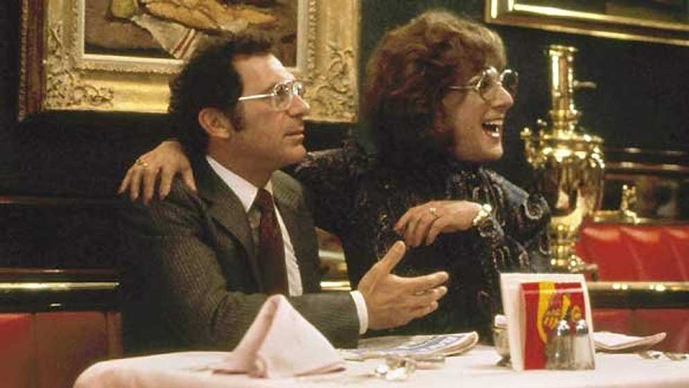 Sydney Pollack y Dustin Hoffman en Tootsie