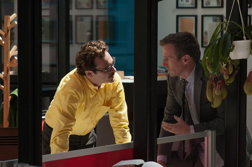 Spike Jonze y Joaquin Phoenix en Her
