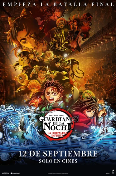Imagen de guardianes-de-la-noche-kimetsu-no-yaiba-la-fortaleza-infinita (Cartel español)