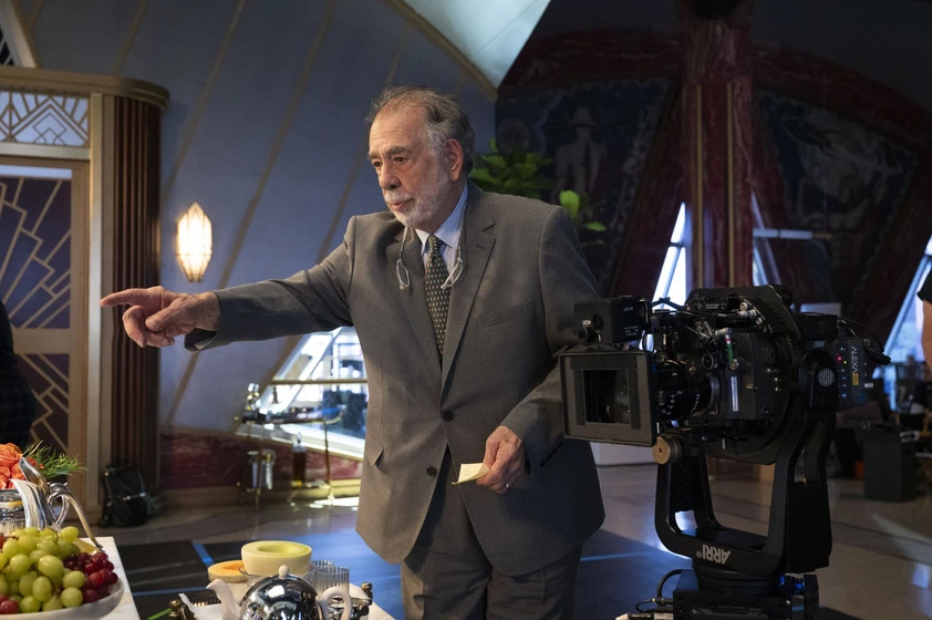 Francis Ford Coppola en megalopolis (Rodaje)