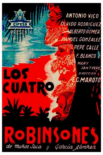 Poster de Los Cuatro Robinsones