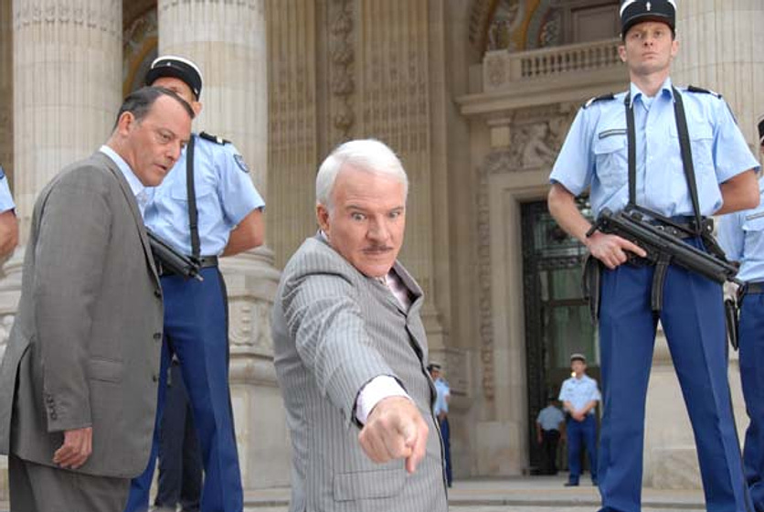 Jean Reno y Steve Martin en La Pantera Rosa 2