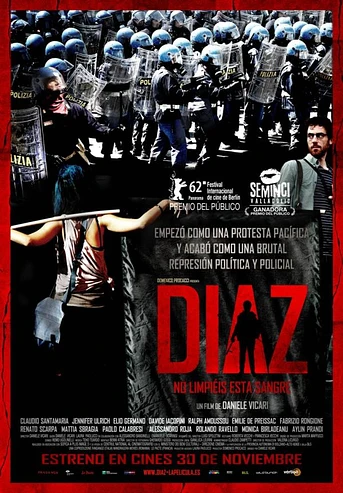 Poster de Diaz: No limpiéis esta sangre