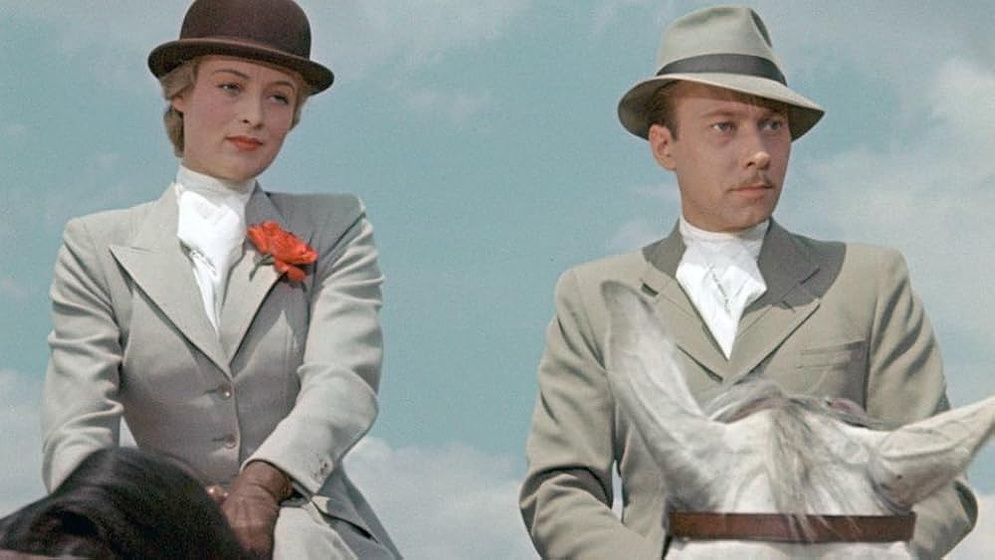 Carl Raddatz y Irene von Meyendorff en sublime-sacrificio