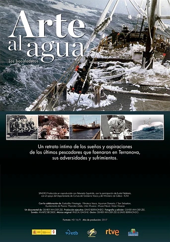 Poster de Arte al Agua. Los Bacaladeros de Terranova
