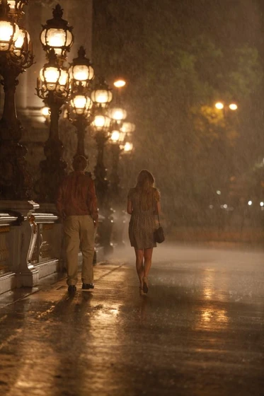 Owen Wilson y Rachel McAdams en midnight-in-paris