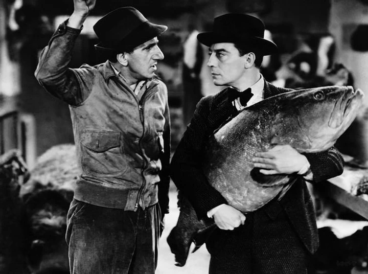 Buster Keaton y Jimmy Durante en queremos-cerveza
