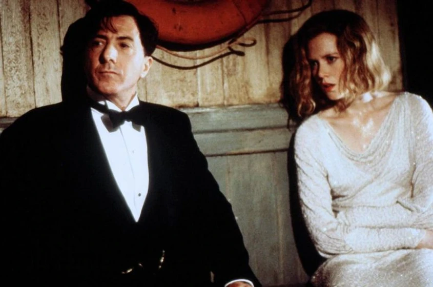 Nicole Kidman y Dustin Hoffman en billy-bathgate