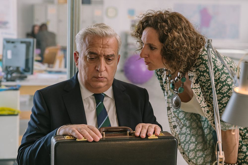 María Morales y Leo Harlem en Como Dios manda