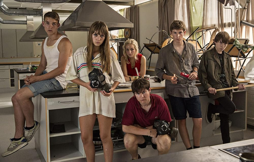 William Jøhnk Nielsen, Marco Ilsø, Thomas Garvey, Emilie Werner Semmelroth, Rasmus Lind Rubin y Ida Emilie Just en danny-s-doomsday