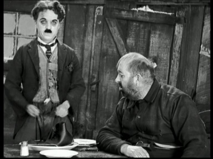 Charles Chaplin en La Quimera del Oro