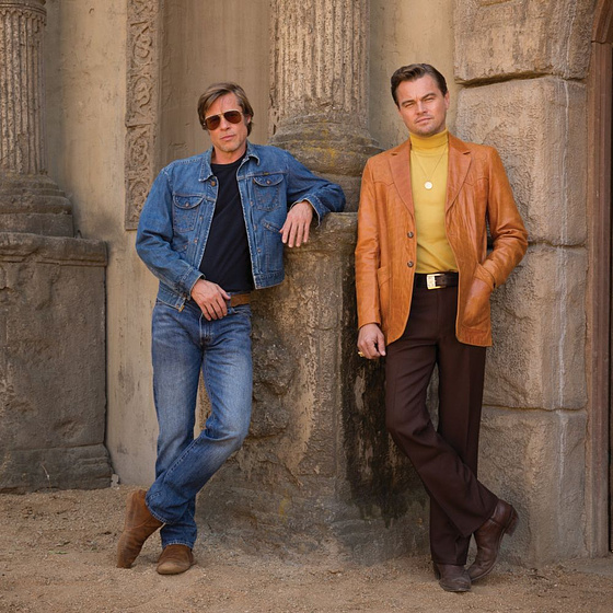 Brad Pitt y Leonardo DiCaprio en Érase una vez en... Hollywood