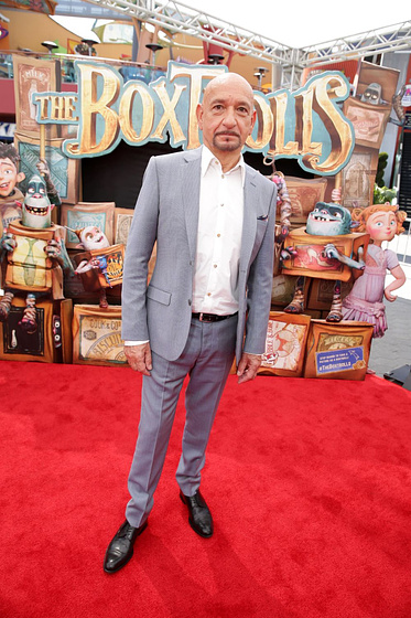 Ben Kingsley en Los Boxtrolls (Premiere en Los Angeles. Octubre 2014)