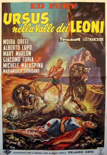 Poster de Ursus en el valle de los leones