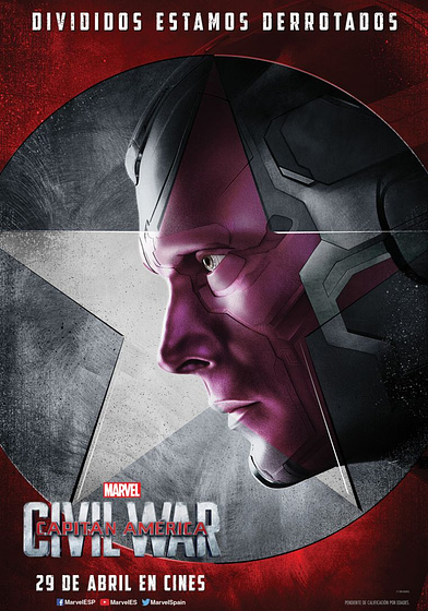 Imagen de Capitán América. Civil war (Cartel personajes español)