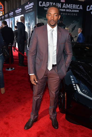 Anthony Mackie en Capitán América. El Soldado de Invierno (Premiere en Los Angeles. Marzo 2014)