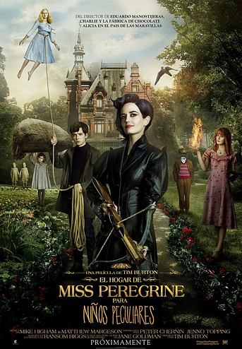 Poster de El Hogar de Miss Peregrine para niños peculiares